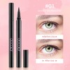 Docolor Liquid Eyeliner, Black Waterproof EyeLiner Ultra precise felt tip,