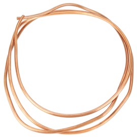 Copper Tube, 2m T2 Soft Copper Coil Tube Pipe, ID 4mm OD 5mm Thickness 0.5mm, for Refrigerators, Freezers, Air Conditioners, DIY Projects