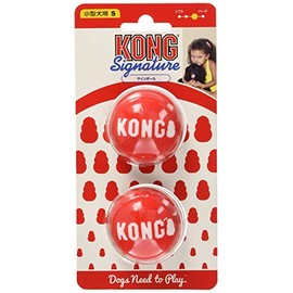 Kong Dog Toy, Kong Sign Ball, Small Size, 7 Solutions with Kong (Chewing Teething, Separation Anxiety, Boredom Barking & Digging, Crate Training, Weight Management) Educational Toy Training