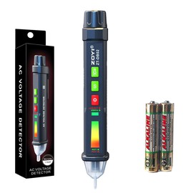 ZOYI AC Voltage Tester Pen, 12V- 48V/1000V Dual Range Non Contact Electric Tester Pen, Sensitivity Electrical Voltage Tester Pen with NCV, Flashlight, Water Proof, Wire Breakpoint Finder (ZT-DB02)