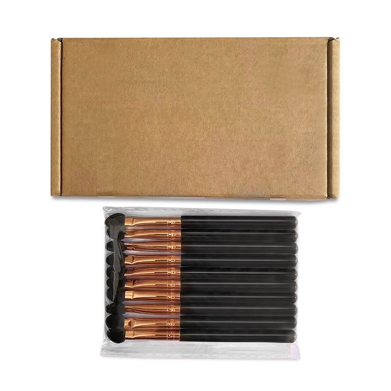 Professional Eyeshadow Applicators Sponge tip Single Sided Reusable UorPoto 10Pcs