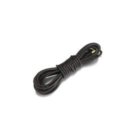 5mm Braided Leather Cord 1 Meter Round Leather String for DIY Crafts Making, Coffee