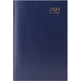 MantraRaj 2024 Diary A4 A5 A6 Week to View And Day A Page Diary With Half Saturday And Sunday Page Diaries Organiser For Student Teacher Home Office Business (A5 Day A Page, Blue)