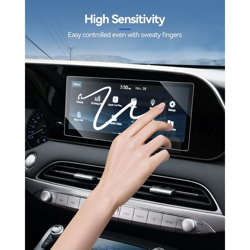 LANTU 7PCS Car Screen Protector for Hyundai Palisade Calligraphy 2023
