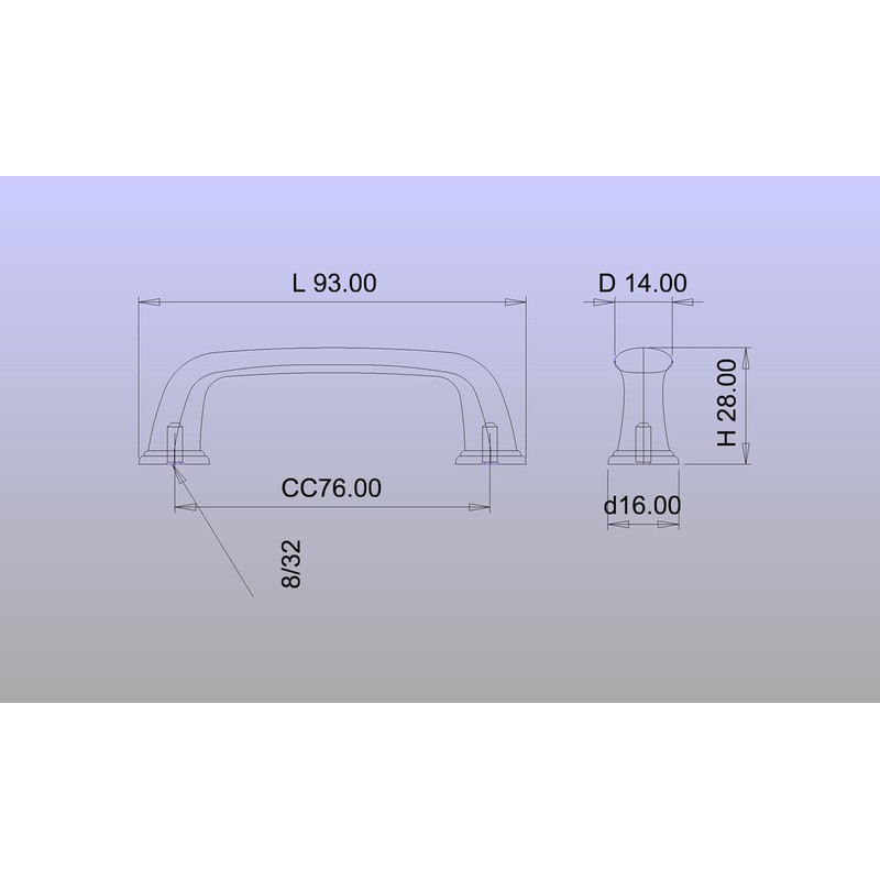 Richelieu Hardware BP876193 Nantes Collection 3-inch (76 mm) Center-to-Center Antique