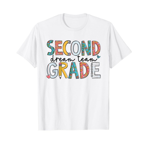 2nd Grade Dream Team Retro Back To School Teacher Student
