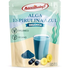 Alga Espirulina Azul Organico 100g (ficocianina)                                                                                                      