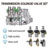 6Pcs Transmission Shift Solenoid Kit EPC PWM 4F27E Replacement for