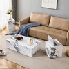 White Marble End Table, Elegant Small Sofa Couch Bed Side