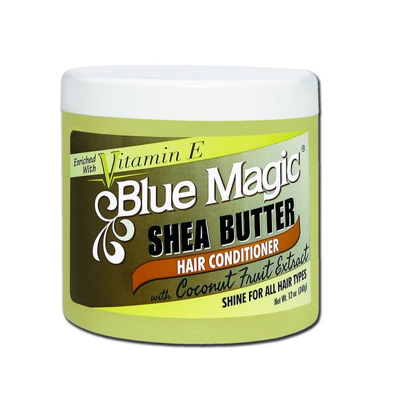 Blue Magic Shea Butter Conditioner 12Oz (Pack of 4)