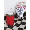 Cabanaz Pedal BIN 3L RD, Metal, Red, 17 x 17