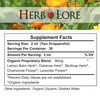 Herb Lore Relax Tincture - Organic Liquid Extract Drops with