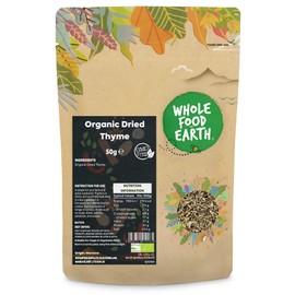 Whole Food Earth® - Organic Dried Thyme 50 g | GMO Free | Certified Organic