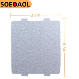 2pcs 5304464061 Microwave Waveguide Covers. Fits Frigidaire microwaves. 3.9" x 4.25"Inches (Thickened). PE Box Packaging. Compatible with Multiple Models.