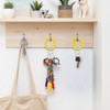 TENOC Spiral Coil Keychain 3 Pcs, Anti-lost Key Chain Holder