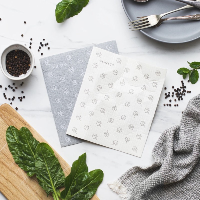 EVER ECO Eco Sponge Cloths Chasing Rainbows Collection, EVER ECO