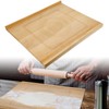 SoeKoa Reversible Wood Pastry Board, 20"X24"Kneading Board, Pastry Board for