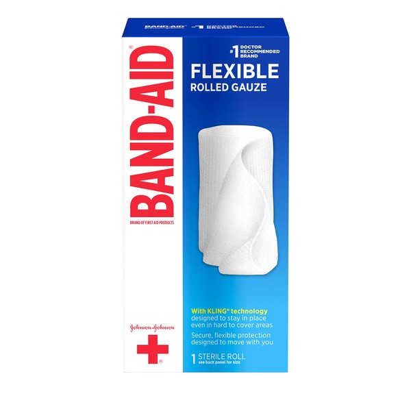 Band-Aid Brand Of First Aid Products Rolled Gauze, 4 Inches
