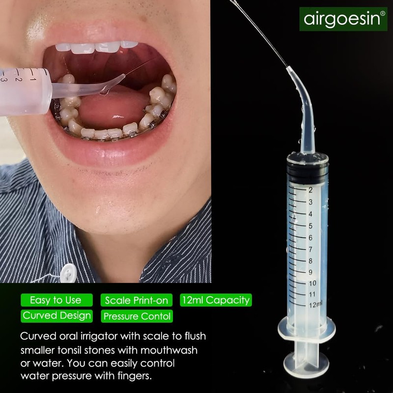 Airgoesin 3-In-1 Tonsil Stone Removal Remover Kit, Tonsil Stone Vacuum