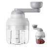 Ruayia Manual Onion Cutter, Vegetable Chopper with Stainless Steel Blades,