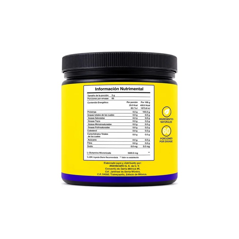 Glutamina 300 Gramos A4h 2 Meses