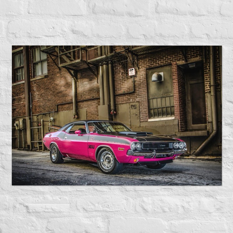 Unbranded 1970 Dodge Challenger T/A 340 Six Pack Panther Pink