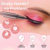 Docolor Liquid Eyeliner, Black Waterproof EyeLiner Ultra precise felt tip,