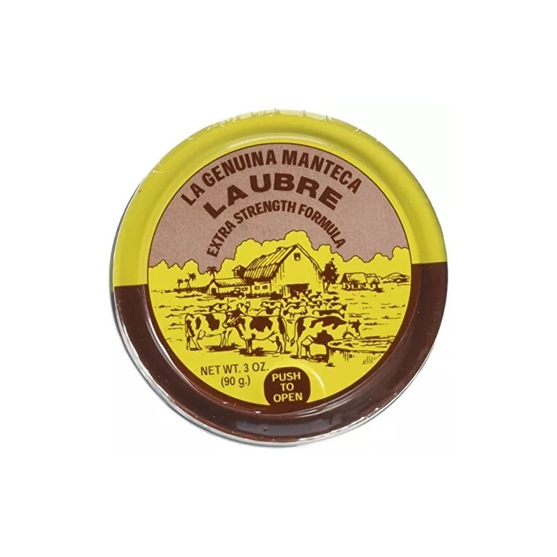 UBRE La Genuina Manteca Ubre Tin/Lata 3 Oz. (90g.) 2-PACK