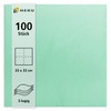 HEKU 30241-07: 100 Plain Napkins, 3-Ply, 33 x 33 cm,