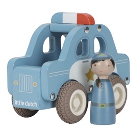 Little Dutch 2531 Wooden Police Car – Blue