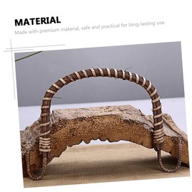 Luxshiny 4pcs teapot Handle Ceramic Tea Kettle Wicker Purse Japanese teapots Pot Accessory Ceramics Pot Rack