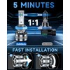 TLEVELCL Fit for 2006-2009 Toyota 4Runner Fog Light Bulbs Combo,