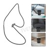 [Set of 4] Adjustable Elastic Band for Trash Cans, Household