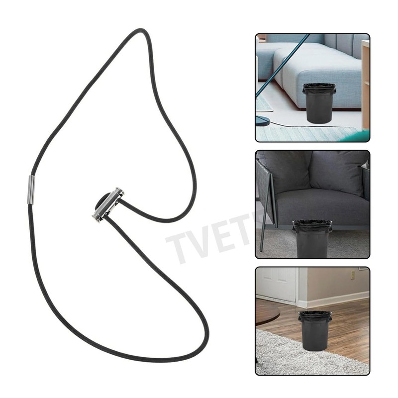 [Set of 4] Adjustable Elastic Band for Trash Cans, Household