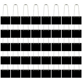 40pcs Bottle Keeper Bottle Name Plate Mini Chalkboard Solid | Size: 56x47mm | Thickness: 2mm | Made in Japan