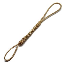 Rayon Double Base String Set of 10 for Straps, Netting Cords, Amulet (Gold)
