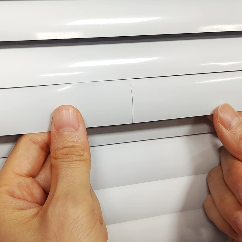 Kowibcl 6 Sets Horizontal Blinds Replacement Slats, White Horizontal Blind