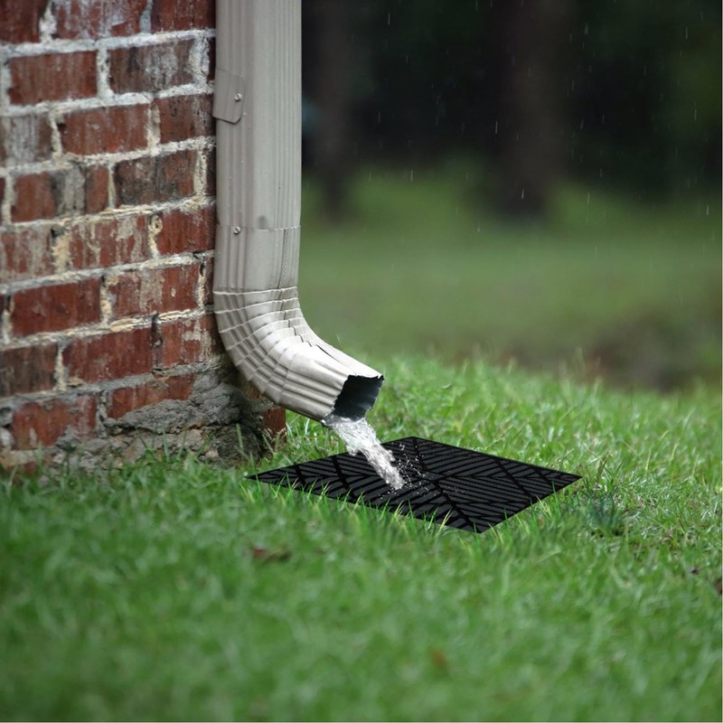 Qukaim Gutter Downspout Extension Gutter Downspout Extension, Catch Basin Low