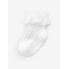NEXT 7 Pack Lace Baby Socks, White