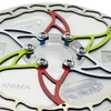 ASHIMA-LTD Ai2 ARO-09 Lightest Disc Brake Rotor 160mm 73g,2PCs, Multi-Color: