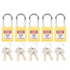 Cyrank 5 Lockout Tagout Locks, Loto Safety Padlocks Lockout Locks