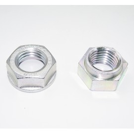 M&B Hard Rock Nuts, Trivalent Chromate, M8, Set of 10, Rim Included