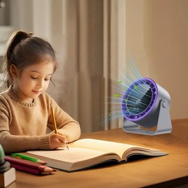 Fan for Desk | 100 Speeds Desk Fan with Digital Display - Silent Handheld Cordless Ventilador for Table Outdoor Hand Travel Bedroom Offices Camping