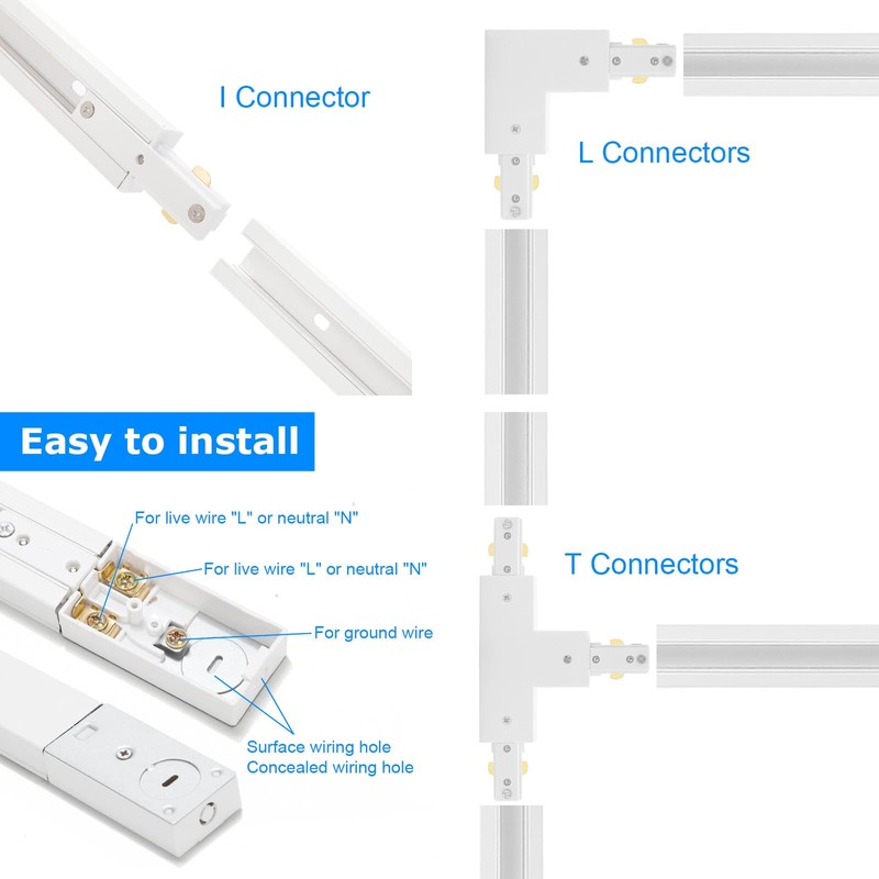 H Track Lighting Rails Kit H Type Track Rails Compatible