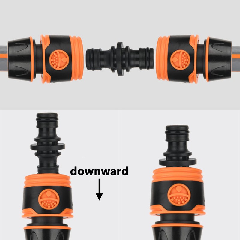 HAOBIN Pack of 8 1/2 Inch Double Plug Hose Connectors
