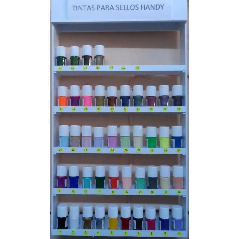 Handy Set 6 Tintas Grandes Sellos Uñas - 15 Ml