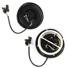 SCITOO Truck Hood Mirrors Tow Mirrors Black Door Mounted Mirrors fit for 2008-2016 For Kenworth T660 T600 T370 T270 T800 with 2 PCS Tuck Hood Mirrors Motors