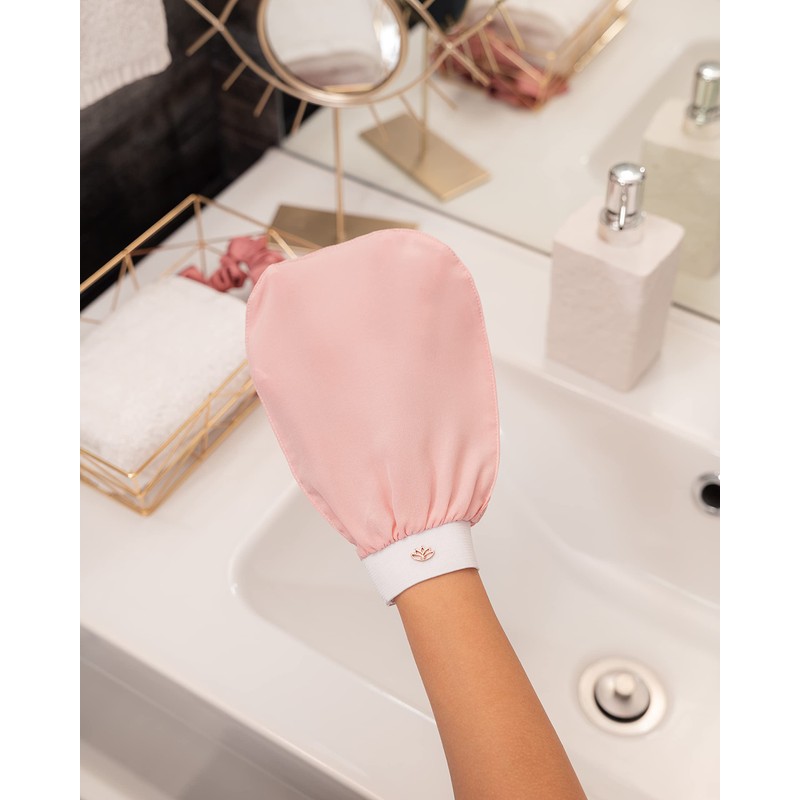 COCOSOLIS PREMIUM Deep Exfoliating Mitt Silk Exfoliating Glove - Suitable