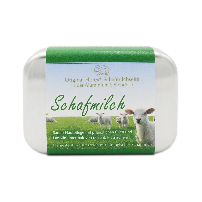 Classic Sheep Milk Soap 100g in an Aluminium Soap Box