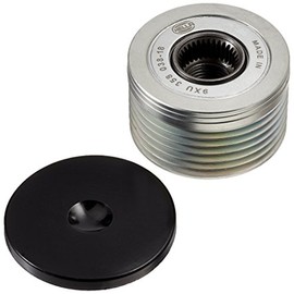 HELLA 9XU 358 038-181 Alternator Freewheel Clutch - Thread Size: M16x1,5 - Number of grooves: 6 - with cap
